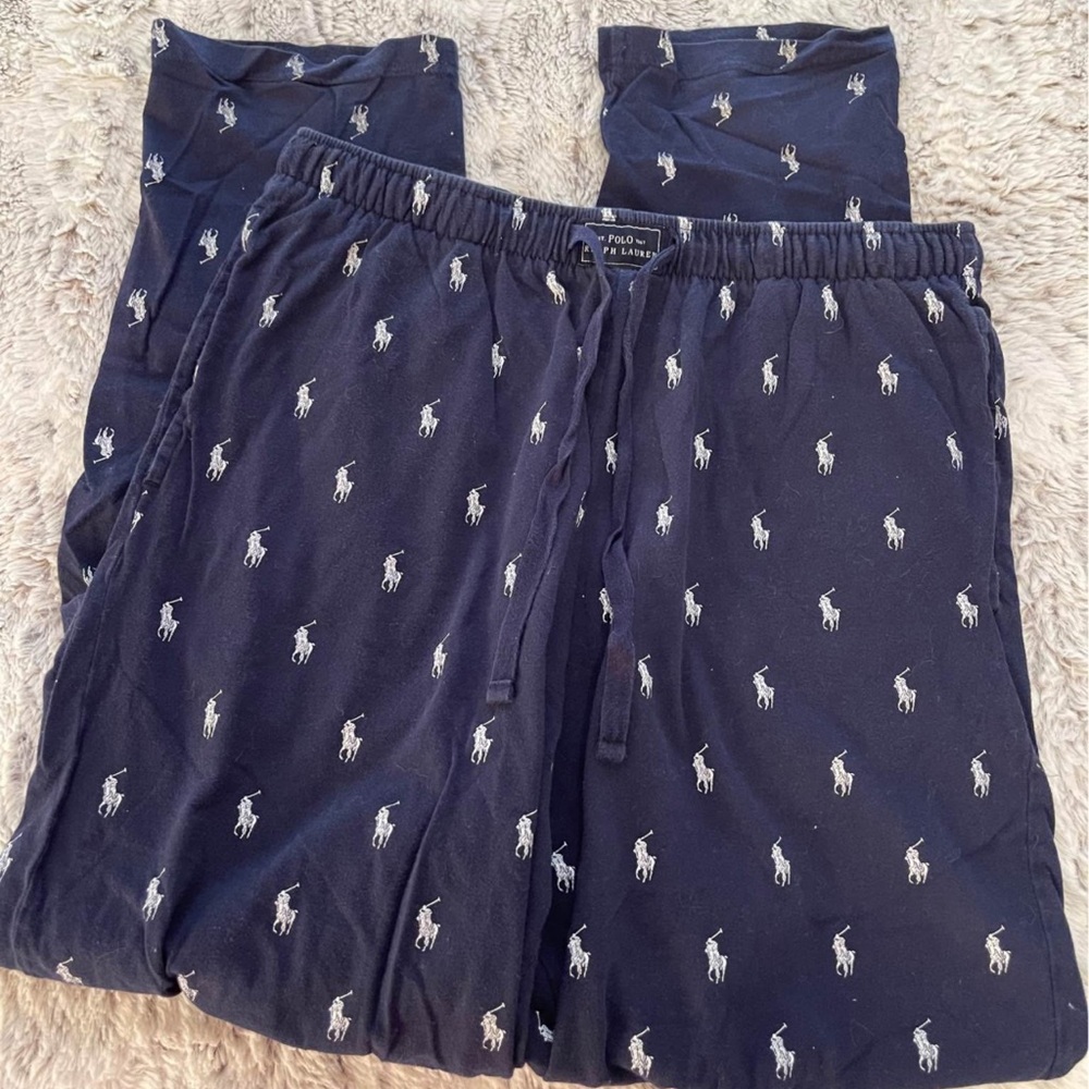 SOLD- Polo Ralph Lauren Navy Pajama Pants